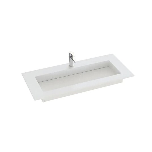 Dansani Inzo Angular D45,50cm Silestone Desert Silver 100-119cm