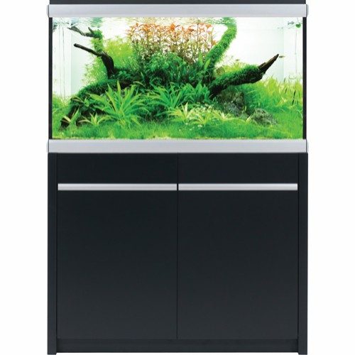 Akvastabil MOVE akvariebord-kabinett - Sort - 100x50x79cm