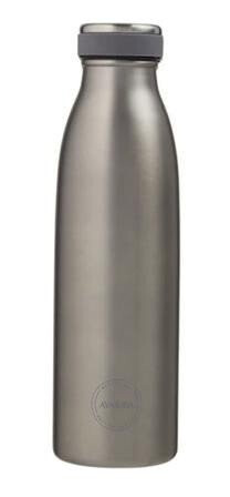 Aya&ida Drinking Bottle Drikkeflaske Med Lokk 500 Ml Cool Grey