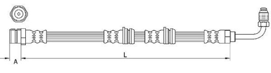 Bremseslange METZGER 4111087