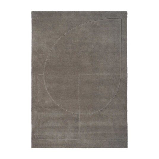 Linie Design Lineal Poem ullteppe Grey, 200 x 300 cm