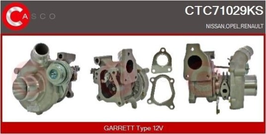 Turbolader CASCO CTC71029KS