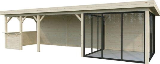 Hagestue Palmako Lenna 24,9 m2 Set 416 Slide