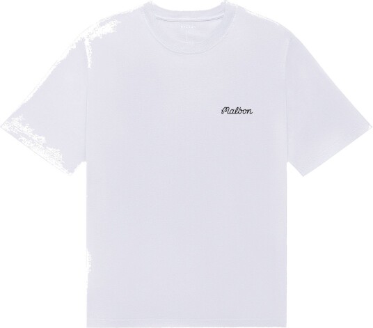 Malbon Bermuda Baldwin Tee Hvit Golf pologenser herre White Medium