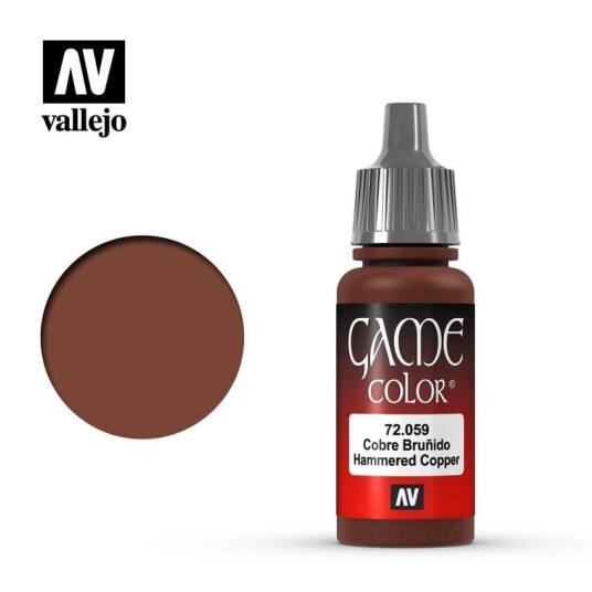 Vallejo 72.059 Game Color Kobber 17ml til Modellbygging