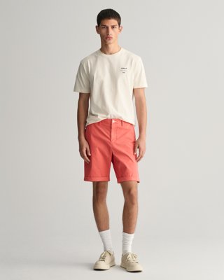 Gant Solblekede shorts SUNSET PINK 32