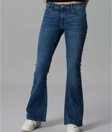 LMTD Nlfbli flared jeans til barn Medium Blue Denim
