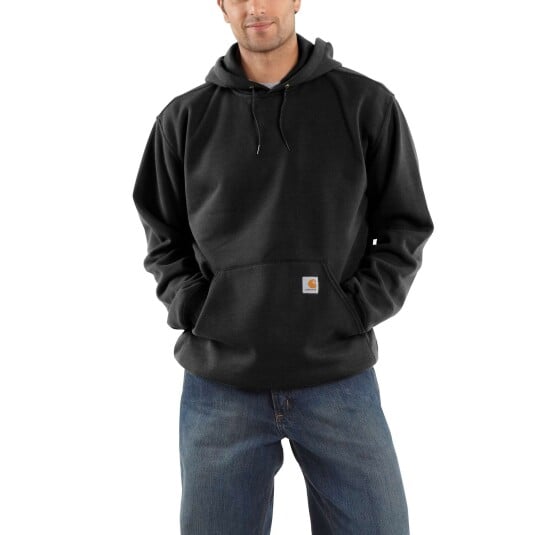 Carhartt Midweight Hoodie Men Black XS Carhartt Midweight Hoodie Men Black XS