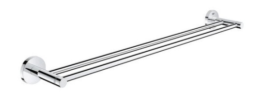 Grohe Essentials dobbel håndklestang 60 cm, krom Grohe Essentials dobbel håndklestang 60 cm, krom