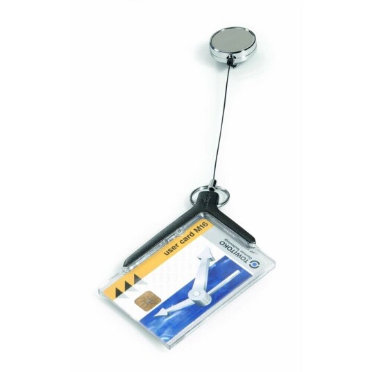 Durable Id-Kortholder Durable Deluxe Pro Gjennomsiktig Antrasitt Polypropylen (10 Enheter)