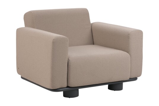 Brafab Bolster lenestol Antracit/Teddy Beige Grå Brafab Bolster lenestol Antracit/Teddy Beige Grå