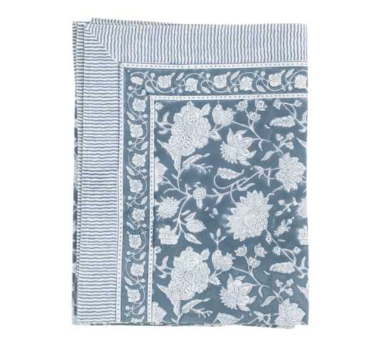 Indian Rose duk true navy 170x270cm