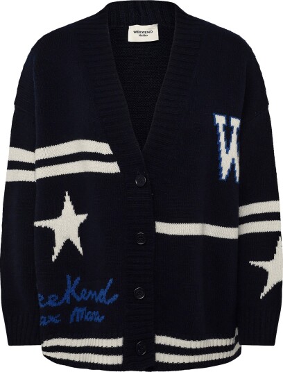 Weekend Max Mara Wkdbelgio ULTRAMARINE WRITING PATTERN S
