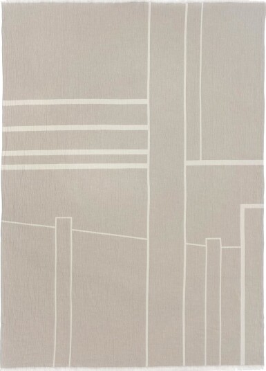 Kristina Dam Studio Architecture Rutete Bomull Off white/ Beige Melange