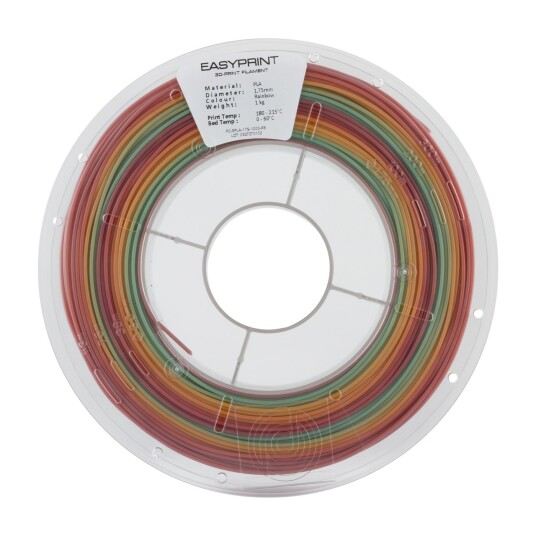 PrimaCreator EasyPrint PLA 1.75mm 1kg - Rainbow PrimaCreator EasyPrint PLA 1.75mm 1kg - Rainbow
