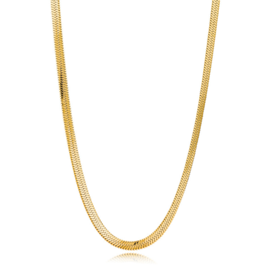 Sistie 2Nd Snake Necklace Forgylt Rustfritt stål 40 cm Sistie 2Nd Snake Necklace Forgylt Rustfritt stål 40 cm