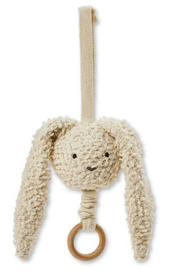 Smallstuff Music Mobile Rabbit, Off. White Bouclé Smallstuff Music Mobile Rabbit, Off. White Bouclé