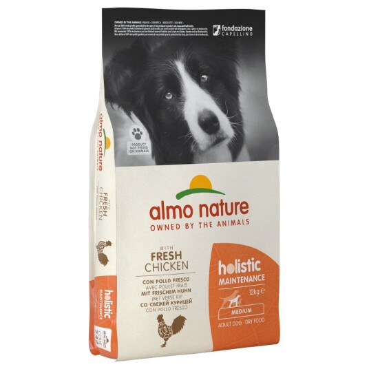 Holistic Almo Nature Adult Medium Kylling & Ris 12 kg Holistic Almo Nature Adult Medium Kylling & Ris 12 kg