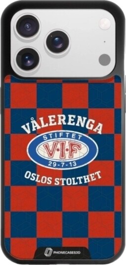 Phonecases3D iPhone 17 Pro VIF 3D mobildeksel, svart