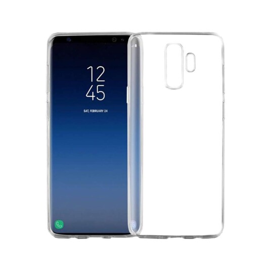 Samsung Galaxy S9 Plus - Gjennomsiktig mobilt skall Samsung Galaxy S9 Plus - Gjennomsiktig mobilt skall