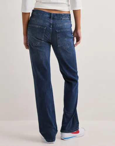 Nelly Blå Boyfriend Jeans