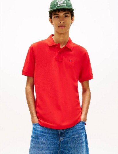 Tommy Jeans Tjm Reg Ess Polo Ext Red M