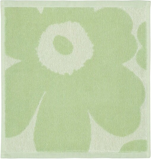 Marimekko Unikko Mini Håndkle 30x30 cm Off white sage