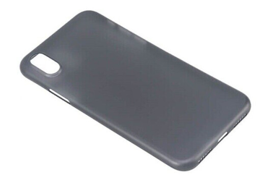 Gear Ultraslim Mobildeksel for iPhone X/XS - Svart Halvtransparent
