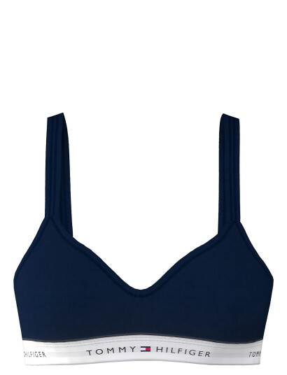 Tommy Hilfiger Bralette Lift   Navy   XS