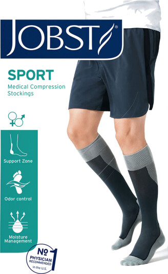 JOBST Sport knestrømpe klasse1, Small, sort, 1 par JOBST Sport knestrømpe klasse1, Small, sort, 1 par