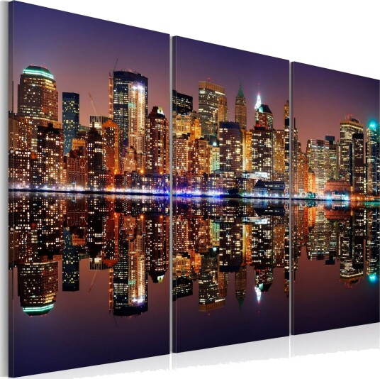 Bilde New York Water Reflection 120x80 Artgeist sp. z o. o.