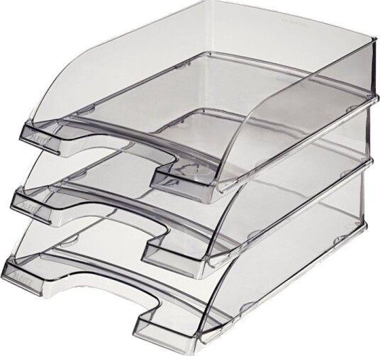 Leitz Plus Standard   Brevbakke   For A4 210 X 297 Mm   Transparent Røyk