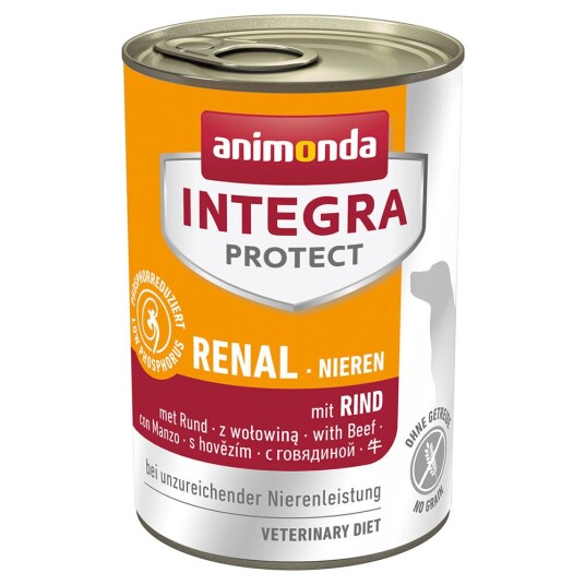 Animonda Integra Protect Nyre Bokser Storfekjøtt 24 X 400 G Animonda Integra Protect Nyre Bokser Storfekjøtt 24 X 400 G