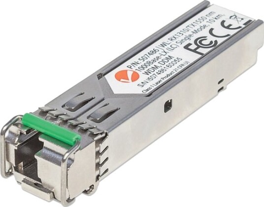Intellinet 507486 Fiber Optisk 1000 Mbit/S Sfp Lc 9/125 Μm 10000 M Intellinet 507486 Fiber Optisk 1000 Mbit/S Sfp Lc 9/125 Μm 10000 M