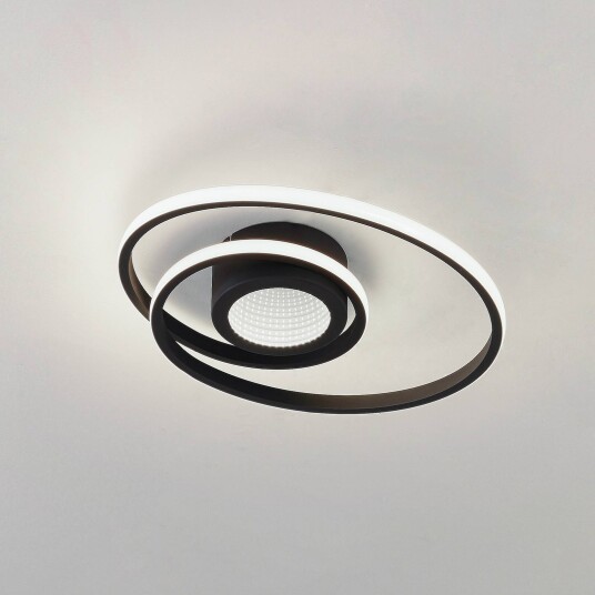 Lindby LED-taklampe Thalina 45 cm dimbar Infinity Tunnel
