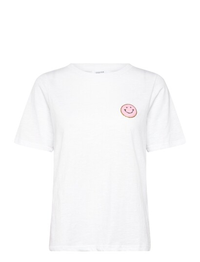 Coster Copenhagen Cc Smile T Shirt Mid Sleeve White XS