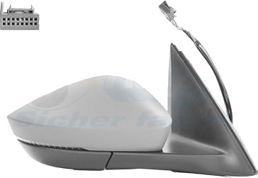 VAN WEZEL 7611808 Sidespeil