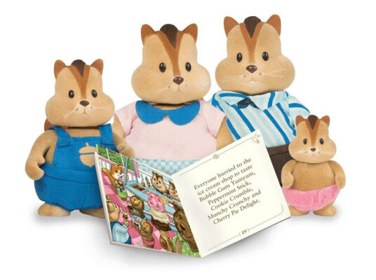 Li'l Woodzeez Figurer Scamperscoot  Ekornfamilie