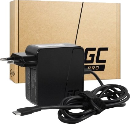 Green Cell Pro Usb C 65W Lader For Bærbare Datamaskiner Nettbrett Og Telefoner Green Cell Pro Usb C 65W Lader For Bærbare Datamaskiner Nettbrett Og Telefoner