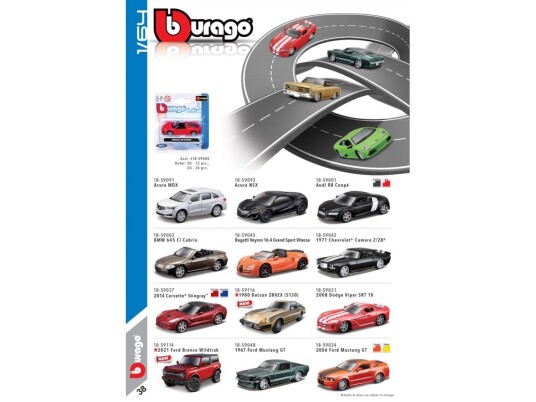 Bburago 1:64 Asst.