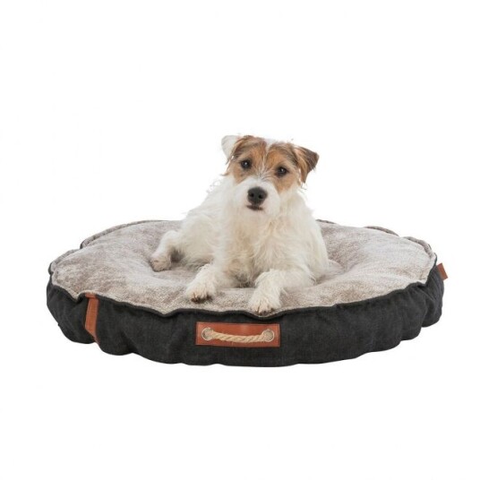 Trixie Be Nordic Rund Hundeseng Grå/Svart (Ø 60 cm)