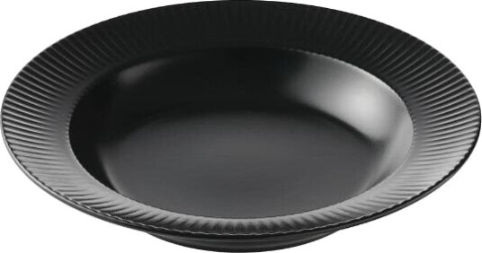 Aida Groovy stentøy suppetallerken 23 cm svart Aida Groovy stentøy suppetallerken 23 cm svart