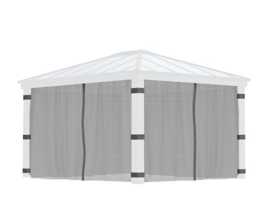 Canopia by Palram   Gazebo Dallas   Netting 360 x 422 cm   4Pk 706597