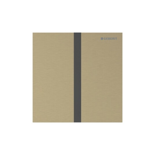 Geberit Sigma40 Urinalstyring Kvadrat Messing Nettdrift