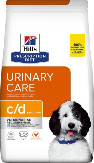 Hill'S Prescription Diet C/D Multicare Urinary Care Hundefôr Med Kylling 2 X 12 kg