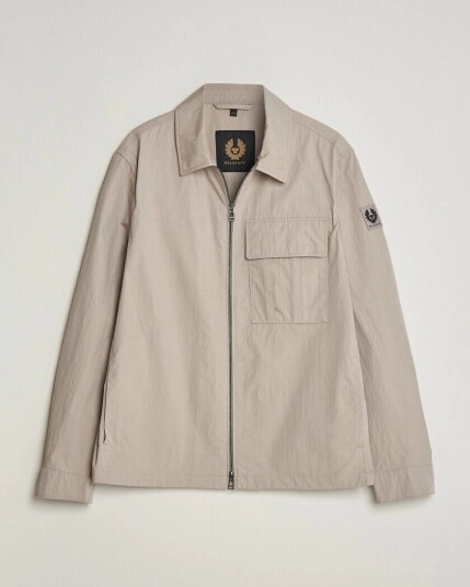 Belstaff Cargo Overshirt Concrete