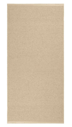 Scandi Living Mellow plastteppe beige 70 x 200 cm