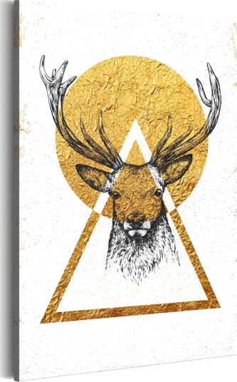 Bilde My Home Golden Deer 60x90 Artgeist sp. z o. o.
