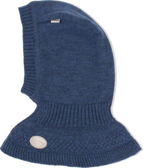 Lillelam Balaclava i Ull Classic Blå