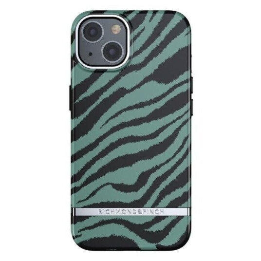 Richmond & Finch iPhone 13 Freedom Deksel - Emerald Zebra